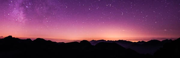 Unsplash- Sunset with Million Stars